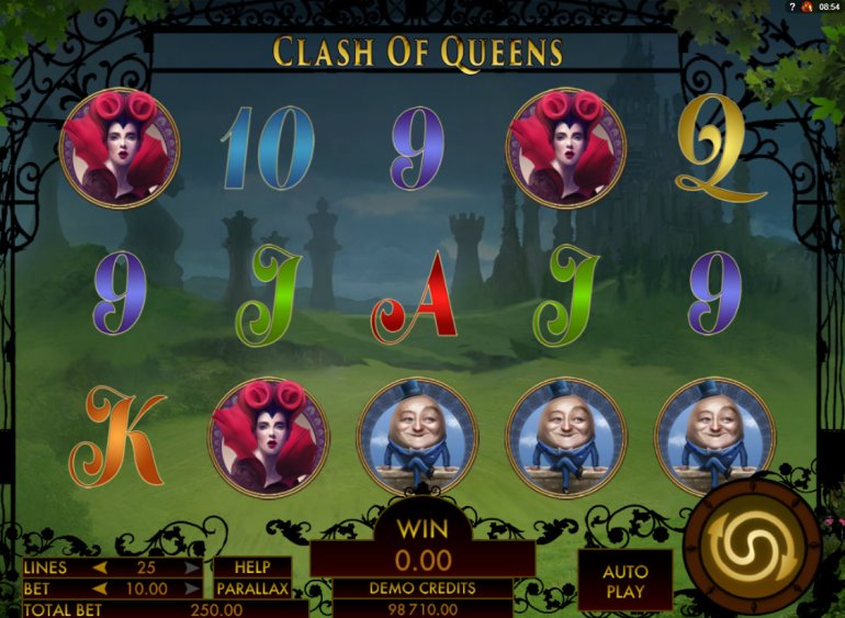 Игровой автомат Clash of Queens